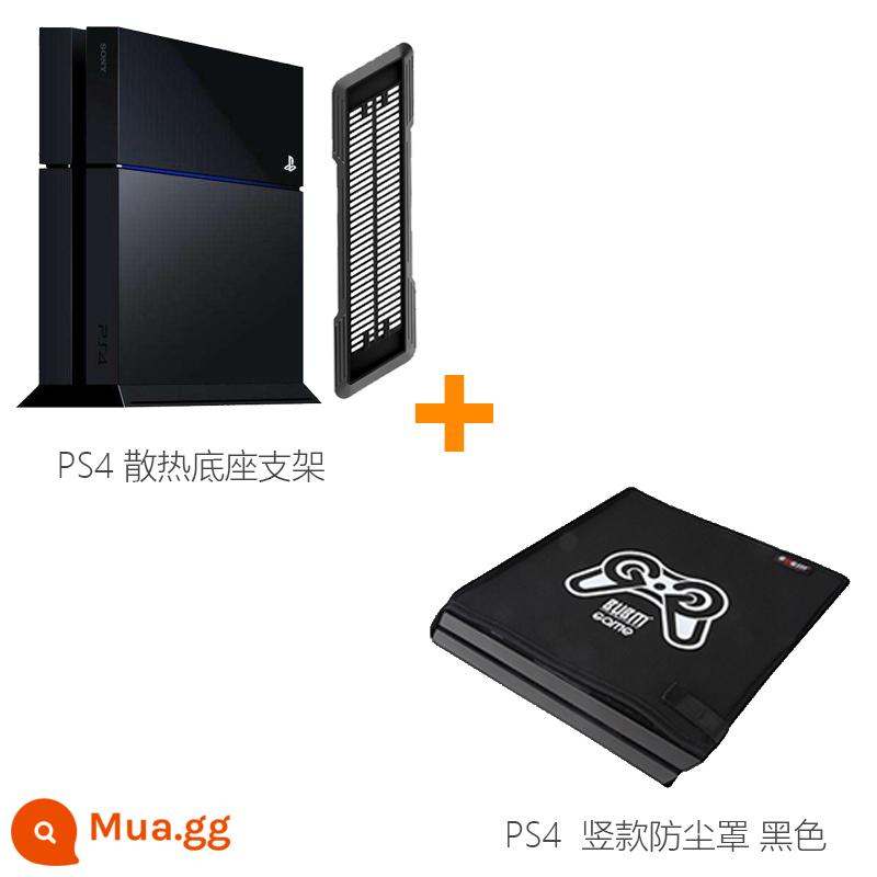 Giá đỡ làm mát PS5 Bộ tản nhiệt của máy chơi game ps4 Giá đỡ làm mát dọc Bảng điều khiển trò chơi PS4 Pro được đặt nằm ngang Đế làm mát phẳng Ghế làm mát chống trượt ps4 giá đỡ tự hỗ trợ mỏng nhẹ - Kiểu dáng thẳng đứng - Giá đỡ làm mát máy chơi game PS4 có nắp che bụi dọc cho máy PS4 màu đen