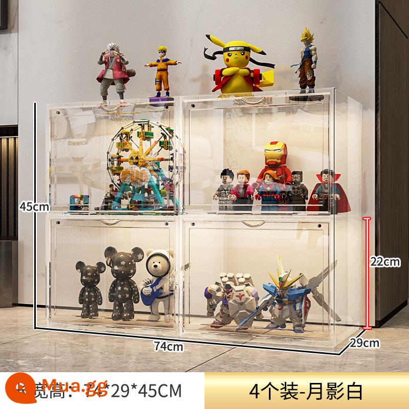 Mô Hình Lego Tủ Trưng Bày Mô Hình Đặt Đồ Chơi Hộp Bảo Quản Giả Acrylic Trong Suốt Nhà Giá Đỡ Khối Xây Tủ - Giá trưng bày mô hình đồ chơi Tianzige (thế hệ thứ hai trong suốt cao)