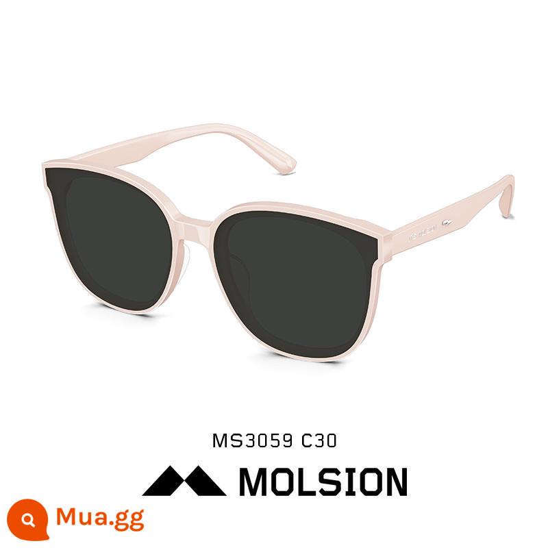 [Gương Ray] Mosen Official Glasses Fashion Sunglasses Anti-UV Polarized Sunglasses Trendy Women MS3059 - Sữa bột MS3059C30 màu trắng