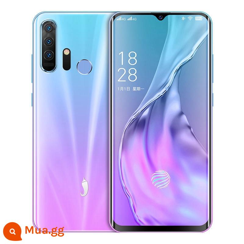 Pepper mới thông minh đầy đủ mạng Netcom 4G octa-core 8G chạy bộ nhớ 128G nam nữ sinh viên người già sao lưu điện thoại thông minh Android WeChat tám mặt mở vân tay máy giá rẻ ngàn tệ - Bột chuyển màu