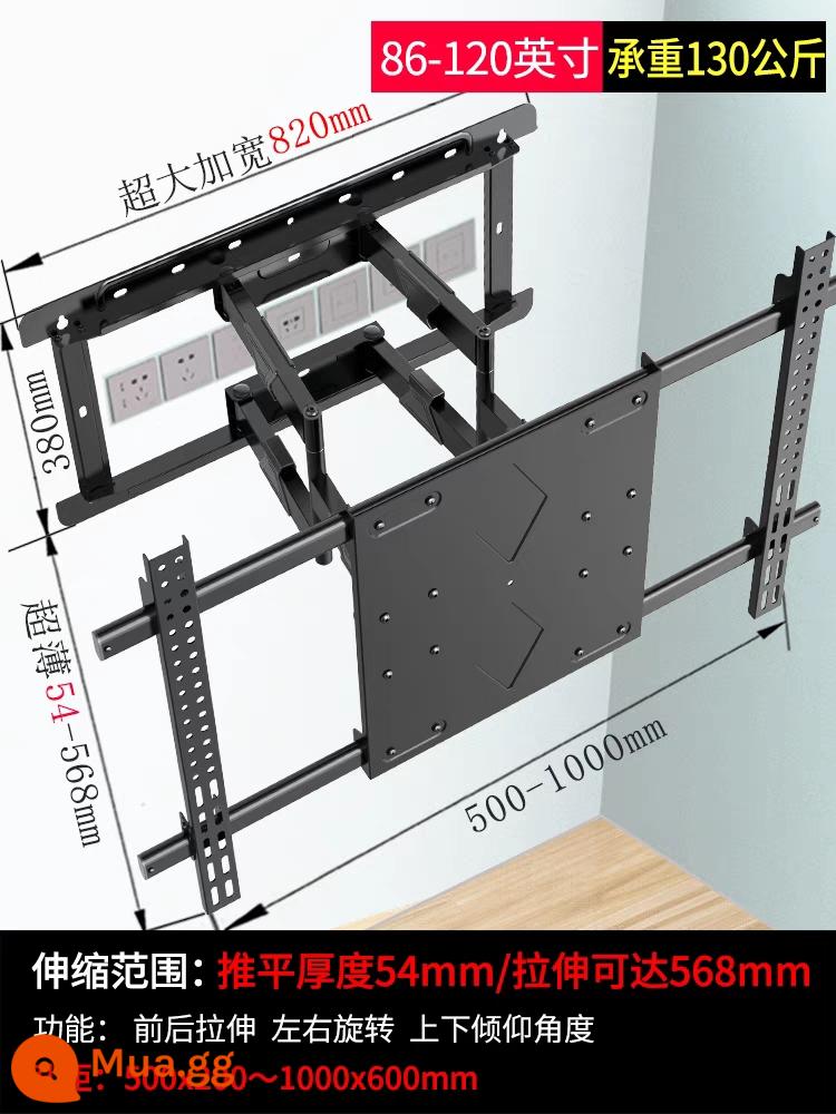 Giá Treo Tường Xoay Treo Tường Kính Thiên Văn Đa Năng Cho TV 75/86/98/100 Inch Sony Samsung Xiaomi - H11 là sự lựa chọn hàng đầu cho màn hình lớn 86-120 inch