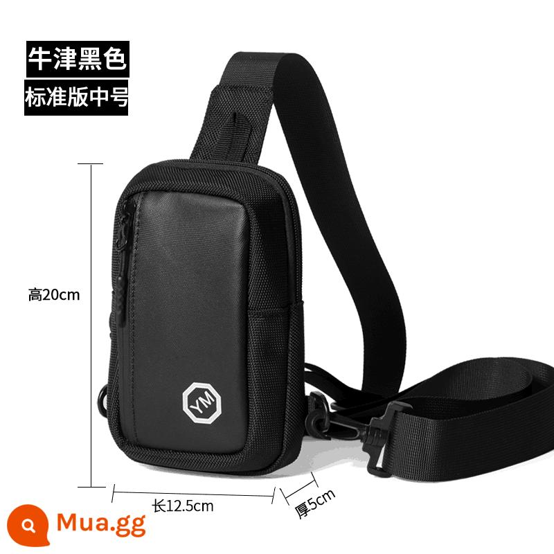 Túi Đeo Vai Mới Túi Nam Mini Nhẹ Túi Satchel Nhỏ Đơn Giản Túi Điện Thoại Di Động Túi Thắt Lưng Nam Túi Đeo Ngực Thể Thao Chạy Bộ - Màng Oxford [cỡ trung bình]