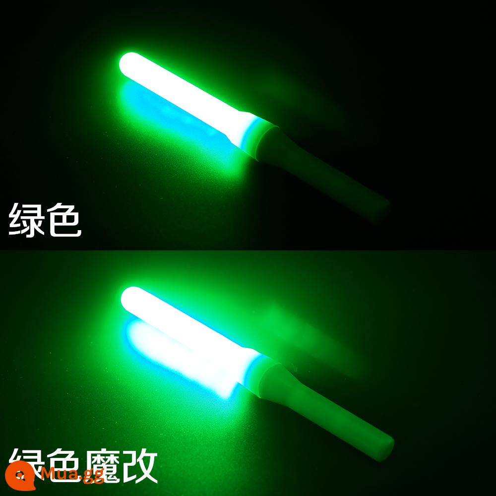 Renguang Society Light Feather Star PL bùng nổ thanh huỳnh quang điện tử PolarLight thanh thay đổi ma thuật nên hỗ trợ cuộc gọi nghệ thuật WOTA - Tích hợp 3 pin thử nghiệm màu xanh lá cây