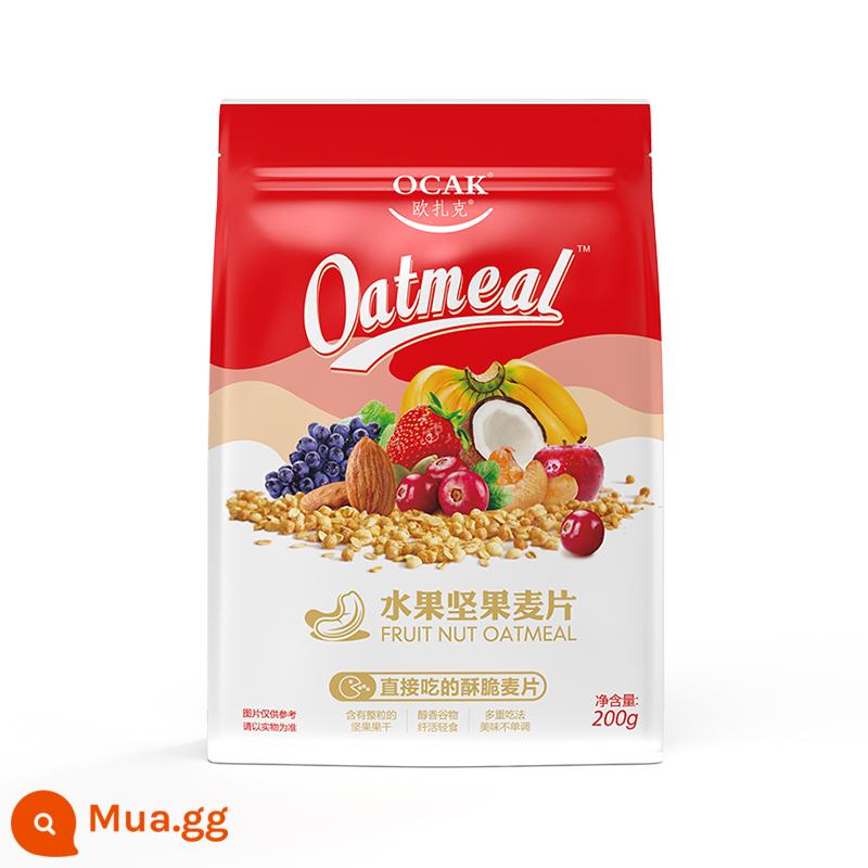 Ozark Fruit Yến mạch Bữa sáng Sữa chua ăn liền Hạt trái cây 200g Thay thế bữa ăn nhẹ nhiều hương vị - Ngũ cốc trái cây và hạt 200g