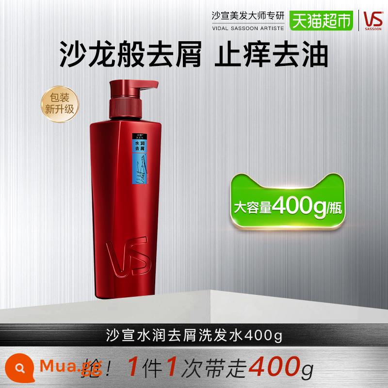 Dầu Gội/Dầu Xả VS Sassoon Dưỡng Ẩm Chống Gàu 400g Dưỡng Ẩm Chống Gàu Dưỡng Ẩm Và Dưỡng Ẩm Cải Thiện Tóc Xoăn Và Xoăn - (Dưỡng ẩm, kiềm dầu và trị gàu) Dầu gội dưỡng ẩm trị gàu 400g