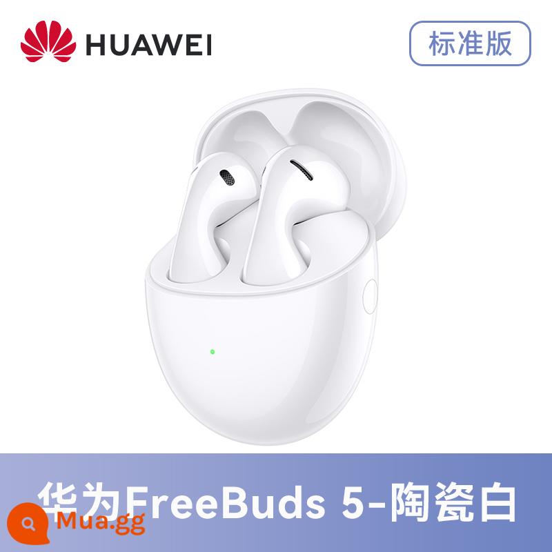 Tai nghe Bluetooth không dây Huawei FreeBuds 5 bán trong tai thể thao giảm tiếng ồn thời lượng pin cực dài đích thực - Phiên bản tiêu chuẩn màu trắng gốm