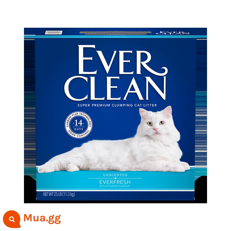 EverClean Mỹ nhập khẩu cát vệ sinh cho mèo bạch kim kim cương xanh đỏ xanh tím nhãn không bụi cát vệ sinh cho mèo 11,3kg bentonite khử mùi - Vua Khử Mùi Blue Label