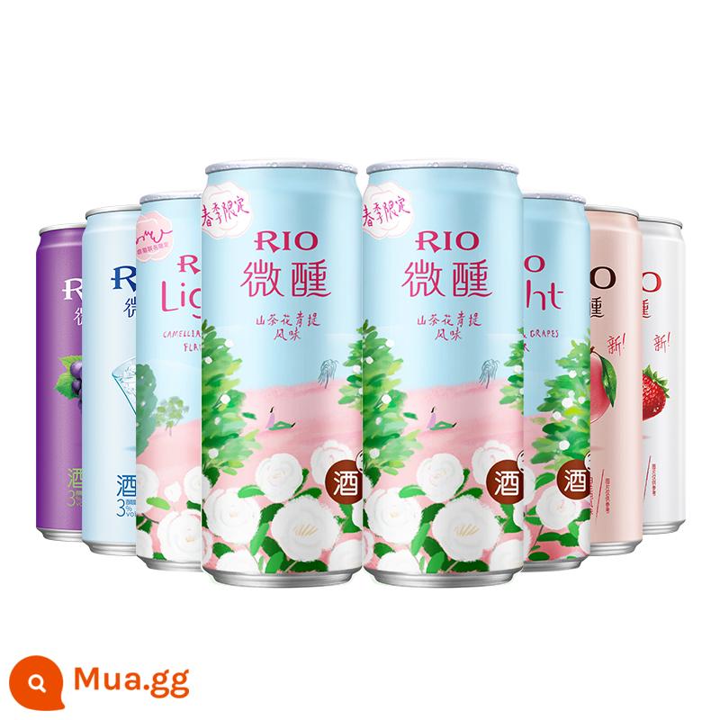 Cocktail pha sẵn RIO Ruiao hoa trà 3 độ say nhẹ 330ml*8 - pha trộn