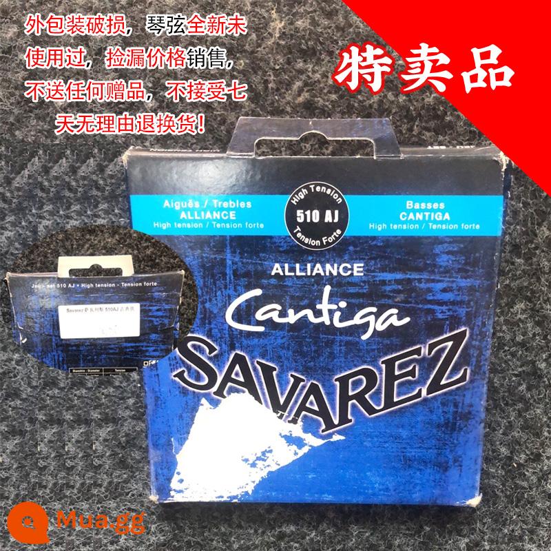 Dây đàn guitar cổ điển Pháp Savarez Savarez 510AJ 500CJ CR AR Bộ dây nylon - [Giá đón] Dây cao thế 510AJ