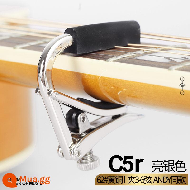 Mỹ SHUBB Capo S1 C1 Đàn Guitar Điện Dân Gian Acoustic Guitar Capo Ukulele L1 - C5r (cùng model với Andy) có thể kẹp 3 đến 6 dây