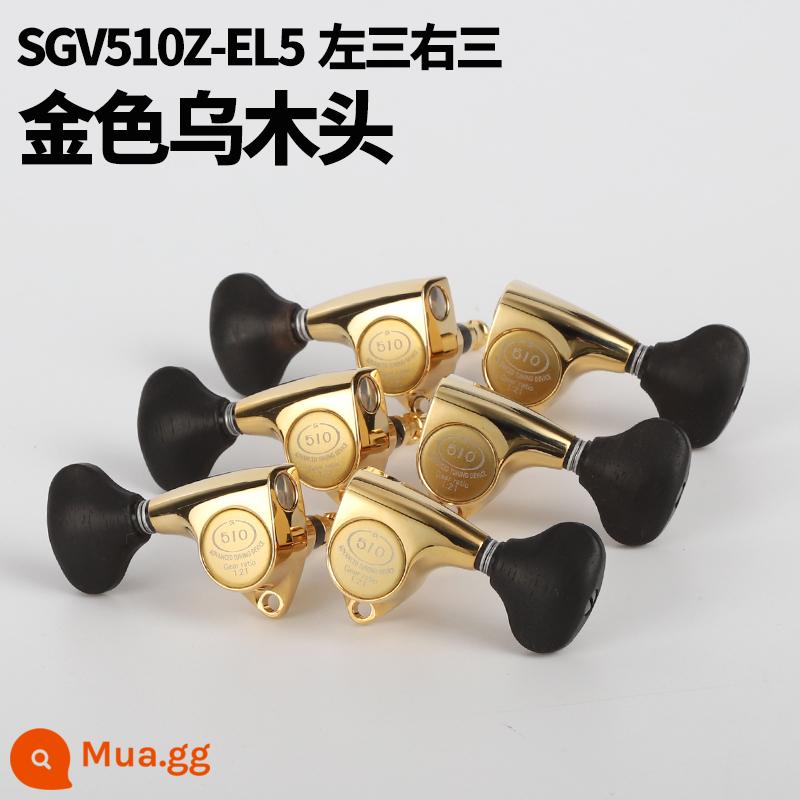 Nhật Bản GOTOH SGV510Z L5 piano nút ballad up-winder gỗ điện ballad dây đàn guitar bán nút - SGV510Z-EL5 gỗ mun vàng