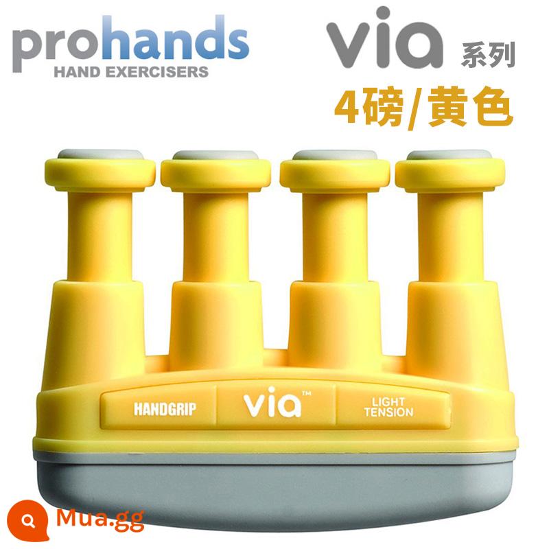 American ProHands VIA đàn piano dành cho người lớn dành cho trẻ em luyện ngón tay cầm huấn luyện lực ngón tay đàn guitar thiết bị lực ngón tay - VIA vàng 4 cân