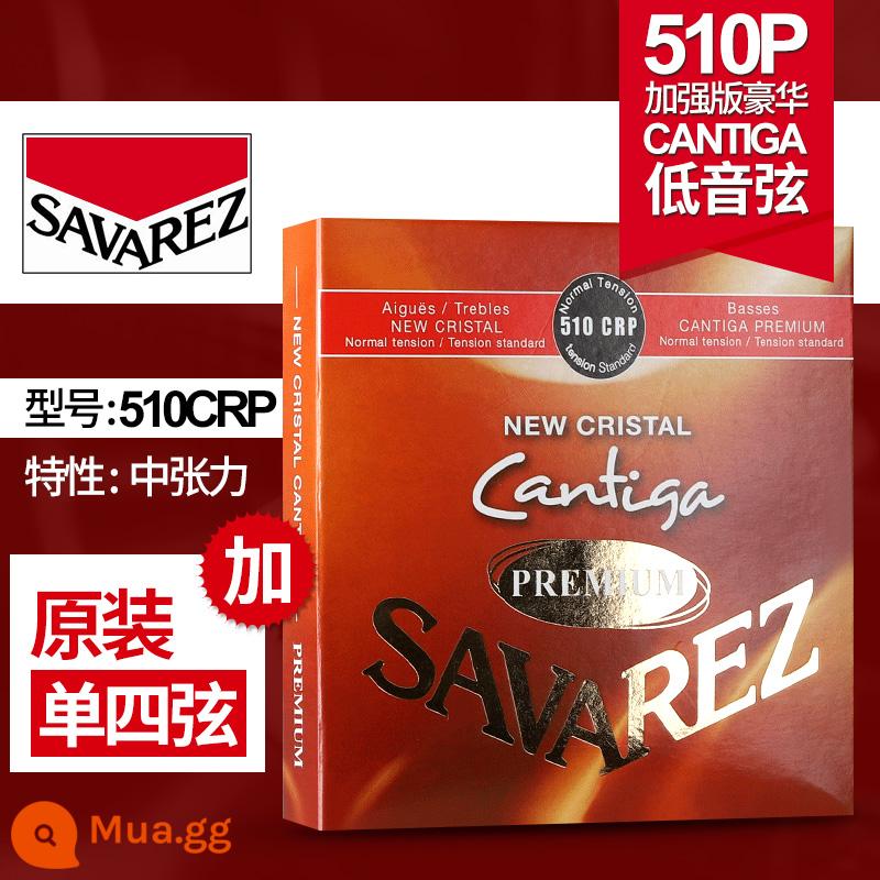 Dây đàn guitar cổ điển Pháp Savarez Savarez 510AJ 500CJ CR AR Bộ dây nylon - Độ căng trung bình 510CRP + 4 dây nguyên bản