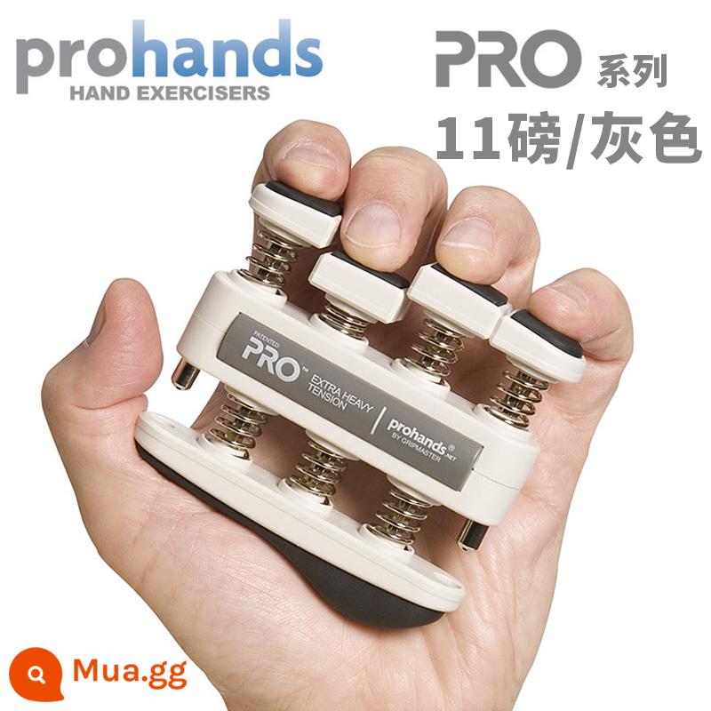 American ProHands VIA đàn piano dành cho người lớn dành cho trẻ em luyện ngón tay cầm huấn luyện lực ngón tay đàn guitar thiết bị lực ngón tay - PRO Xám 11 lbs.