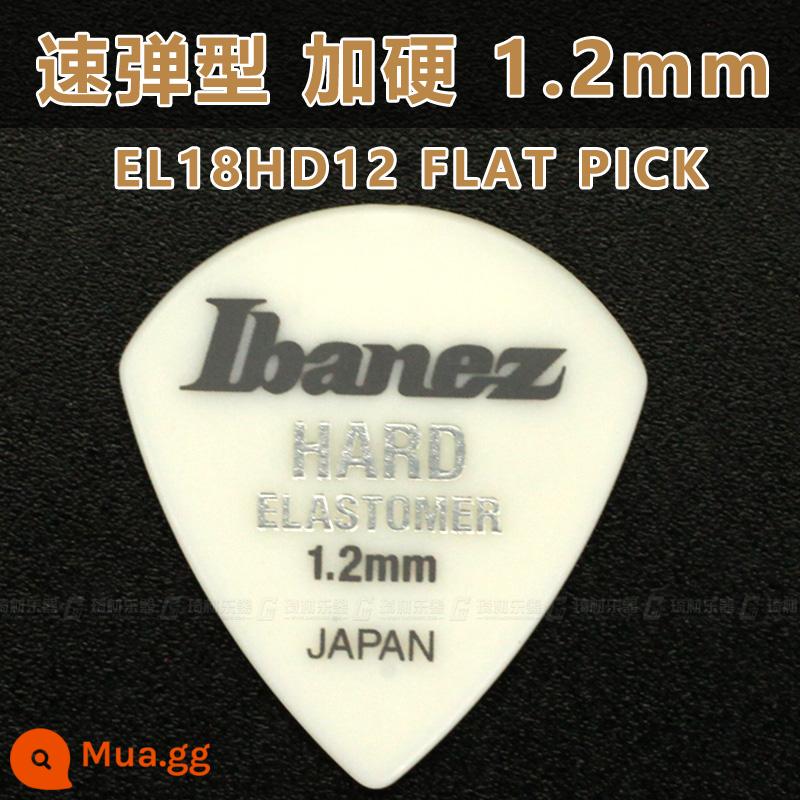 Chất liệu Qi Ibanez Ibana Elastomer Bakelite mái chèo đàn guitar dân gian Nhựa đàn hồi cao sản xuất tại Nhật Bản - Loại đạn tốc độ EL18HD12 1,2mm