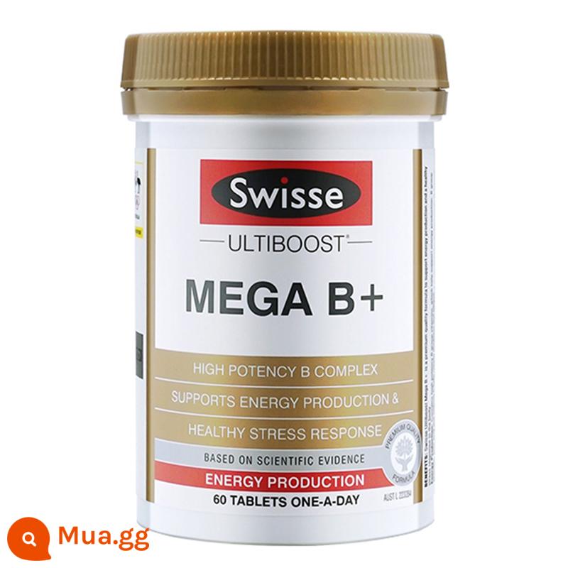 Viên uống gia đình vitamin B tổng hợp swisse của Úc dinh dưỡng toàn diện vitamin b nhóm b2/b6/b12 chống rụng tóc mất ngủ VB - nâu