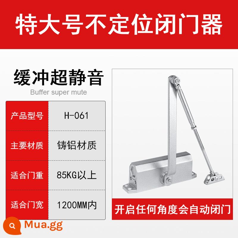 Bộ đệm cửa gần hơn thiết bị đóng cửa tự động thủy lực hộ gia đình đơn giản cửa trượt cứu hỏa cửa nhỏ gần hơn - Kích thước cực lớn mà không cần định vị [áp dụng cho trọng lượng cửa trên 85kg] có thể điều chỉnh tốc độ