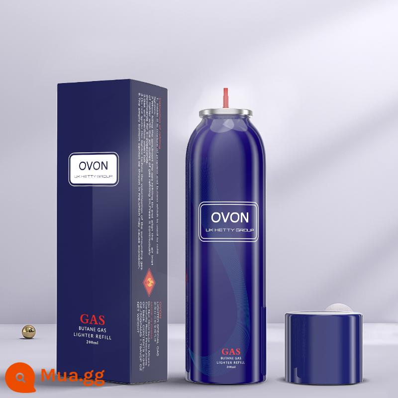 Bật lửa chống gió chai bơm hơi bơm hơi chất lỏng bình gas bật lửa gas đặc biệt chứa đầy khí butan chai - bình gas ovan Ovan 200ml