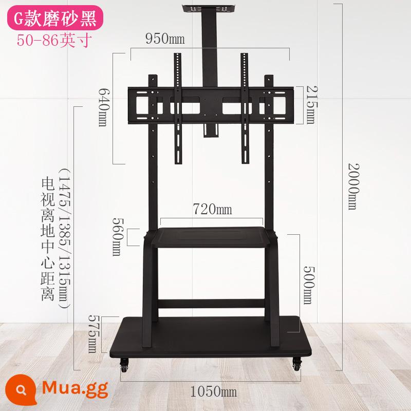 55 Giá đỡ TV Di động 65 Giáo dục Tất cả Hội nghị Thông minh Xe đẩy Sàn phẳng 75 Móc treo 85 inch Đa năng - Loại G phù hợp với 50-86 inch