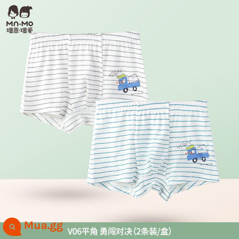 Quần lót bé trai quần boxer kiểu dáng trẻ em Maoen Maoai phần mỏng quần đùi thoáng khí quần boxer trẻ em trung và lớn - V06#Dũng cảm bước vào cuộc thách đấu