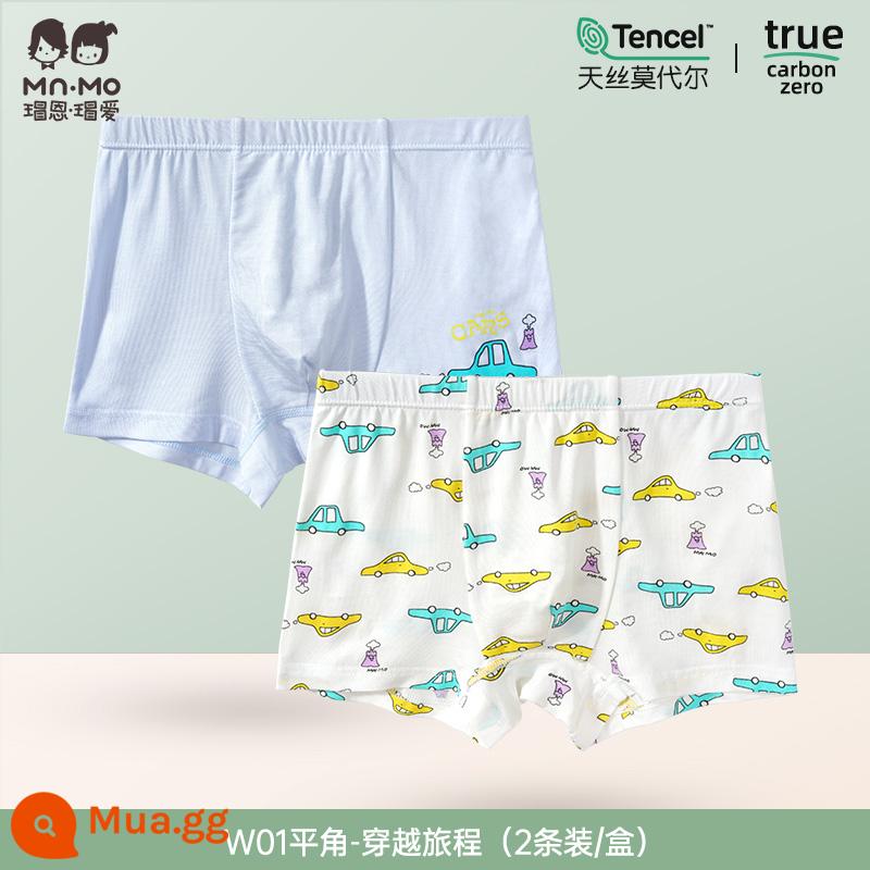 Quần lót bé trai quần boxer kiểu dáng trẻ em Maoen Maoai phần mỏng quần đùi thoáng khí quần boxer trẻ em trung và lớn - W01#Hành Trình Xuyên Thời Gian