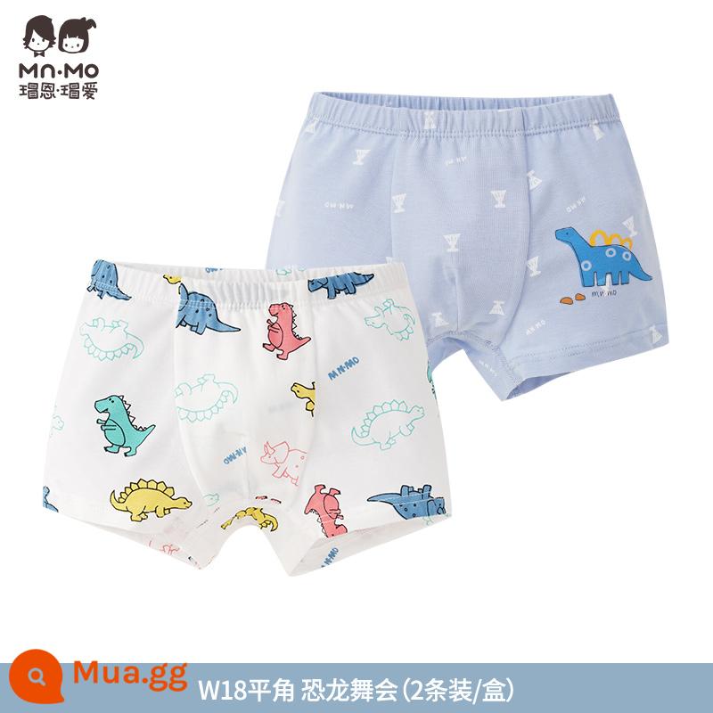 Mao En Mao love bé trai quần sịp boxer cotton cotton trẻ em quần short boxer bé trai tuổi teen - W18#điệu nhảy khủng long