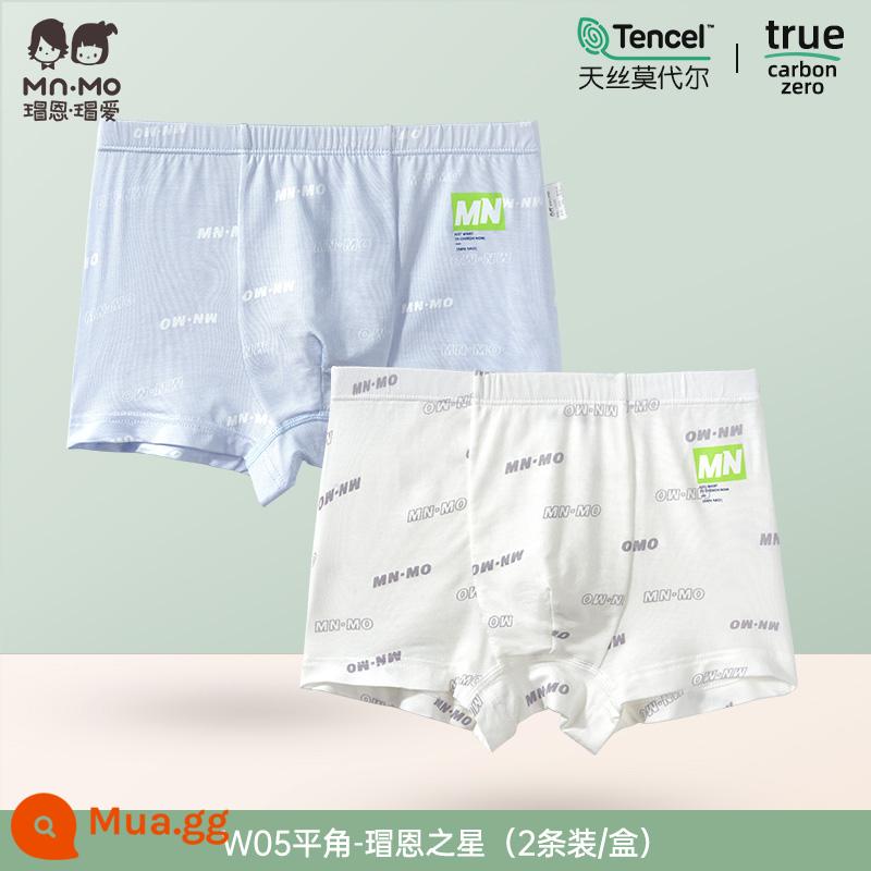 Quần lót bé trai quần boxer kiểu dáng trẻ em Maoen Maoai phần mỏng quần đùi thoáng khí quần boxer trẻ em trung và lớn - W05#灁恩星