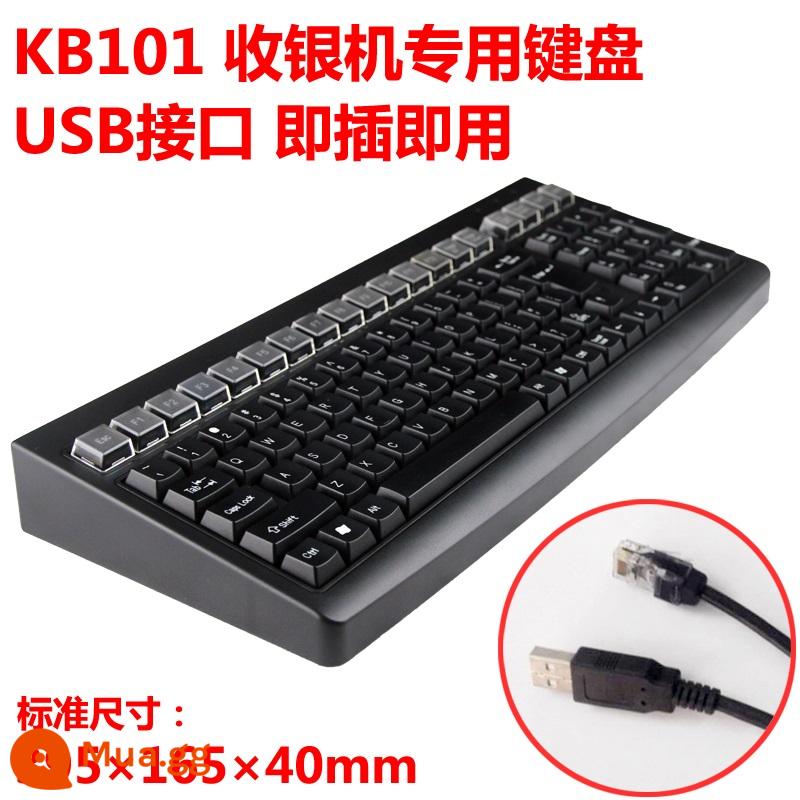 Bàn phím tính tiền android bàn phím tính tiền phụ kiện bàn phím siêu thị hiệu thuốc quán trà sữa full key cap chống nước USB chống mài mòn - Cáp tiêu chuẩn 101USB 80 cm