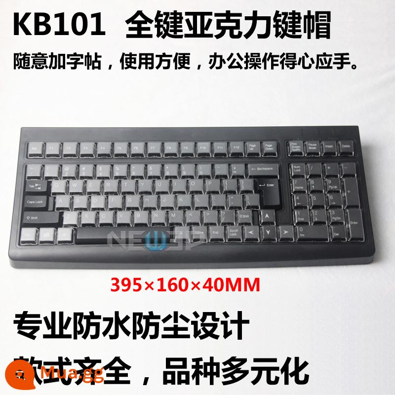 Bàn phím tính tiền android bàn phím tính tiền phụ kiện bàn phím siêu thị hiệu thuốc quán trà sữa full key cap chống nước USB chống mài mòn - Dây cáp PS2 full keycap KB101 dài 80cm