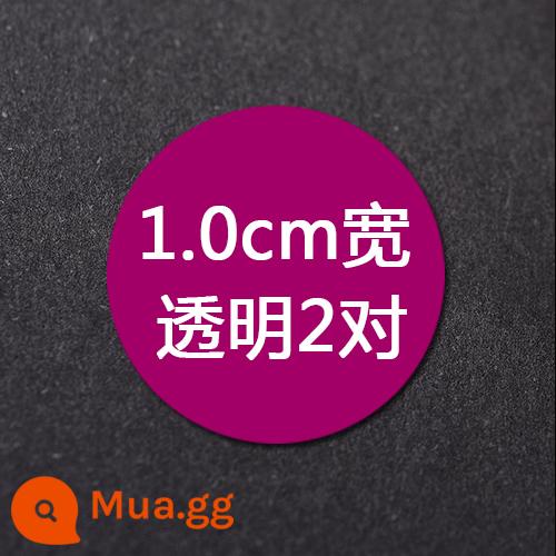 Đồ lót dây đeo vai trong suốt với dây đeo vô hình đồ lót dây đeo vai chống trượt liền mạch cổ một từ áo ngực sling dây đeo vai mùa hè - 1.0 rộng trong suốt 2 cặp