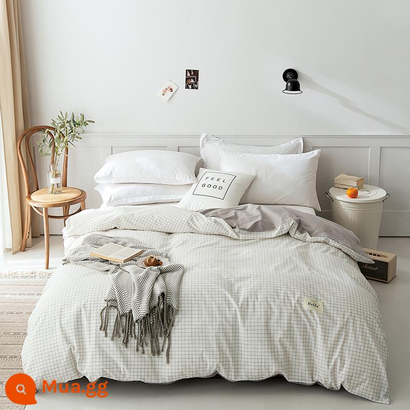 Nanjiren vỏ chăn đơn mảnh ký túc xá sinh viên đơn cotton nguyên chất vỏ chăn 150x200 ga trải giường cotton XM - Tiểu Bạch Ca