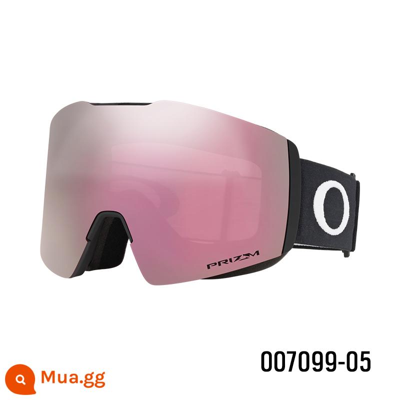 Oakley Oakley Ski Goggle Spectrum Ruizhi Thiết bị trượt tuyết hình trụ FALL LINE XL - Lớp phủ Iridium hồng Pruizhi 7099-5 XL