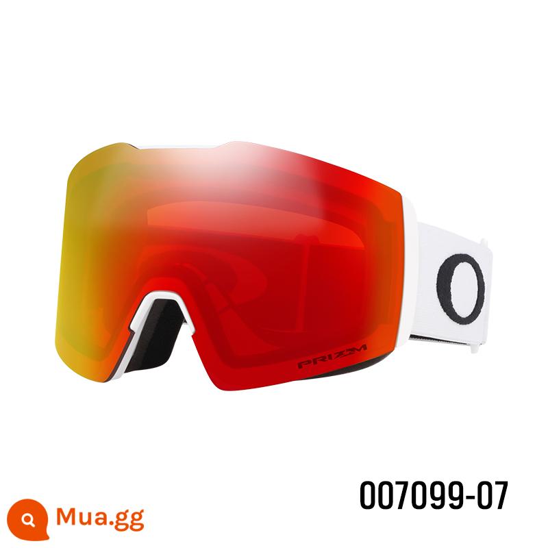 Oakley Oakley Ski Goggle Spectrum Ruizhi Thiết bị trượt tuyết hình trụ FALL LINE XL - Lớp phủ Iridium đỏ của ngọn đuốc Puruzhi 7099-7 XL