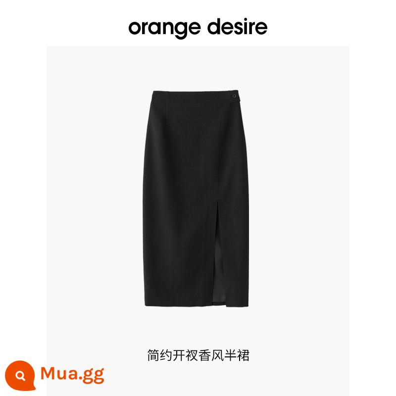 Áo khoác vest nữ ngắn tay có mùi thơm nhỏ của Orangedesire Váy xẻ tà mới thanh lịch mùa hè 2023 - Yahei-Váy