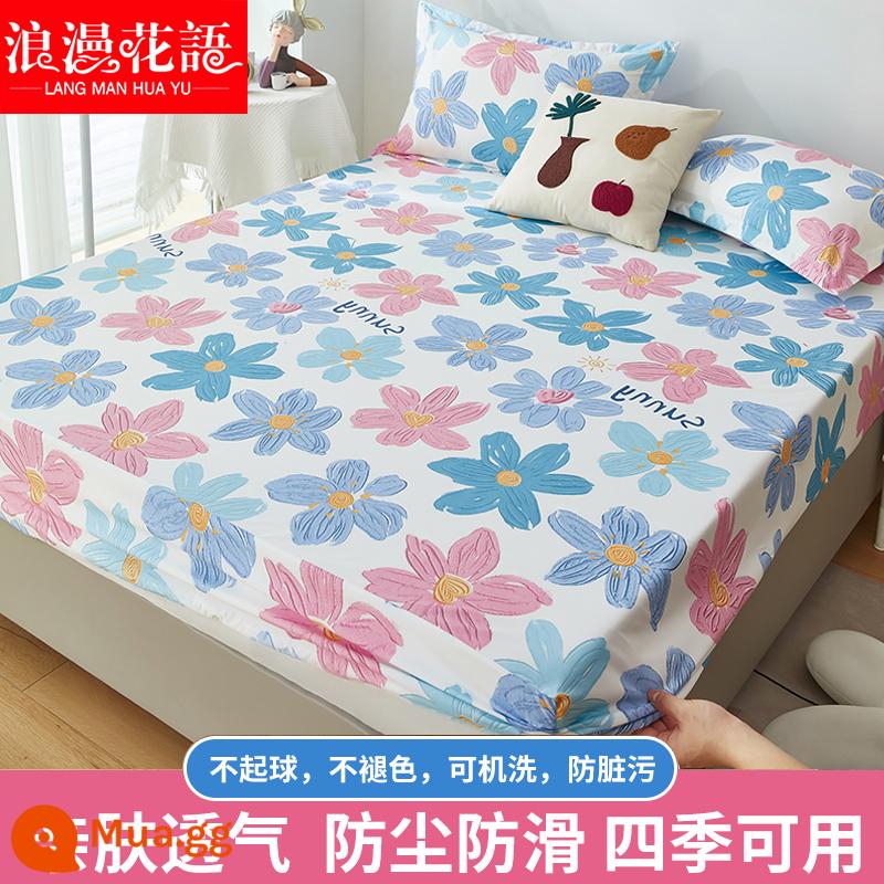 Ga trải giường cố định một mảnh cotton giặt sạch chống trượt ga trải giường Simmons bao gồm tấm ga trải giường bảo vệ chống bụi - Lan Lan - Nên lấy hai mảnh và thay đổi chúng