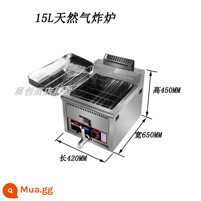 Marupin/Nồi chiên Marupin/Yanghan/Lò chiên gà thương mại Chảo dầu Gas Zhengxin Chicken Chop Fryer - bếp gas gas 15L