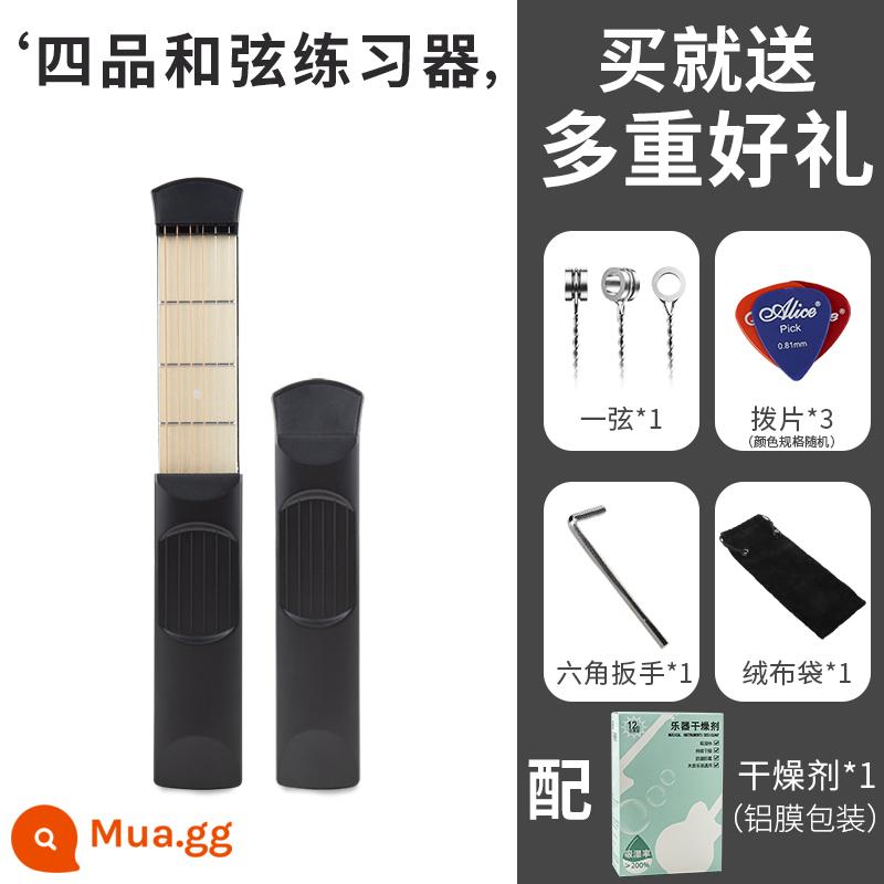 Đàn Guitar Thực Hành Bỏ Túi Đàn Guitar Di Động Tay Chuyển Đổi Hợp Âm Công Cụ Luyện Tập Ngón Tay Tăng Cường Ngón Tay Huấn Luyện - Sản phẩm thứ 4 (quà tặng miễn phí) + 12 túi hút ẩm nhạc cụ