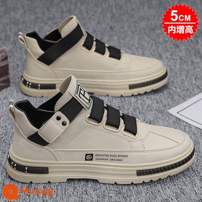 Mùa đông Martin Boots Võ thuật Sport - [Đệm nâng cao] Màu be