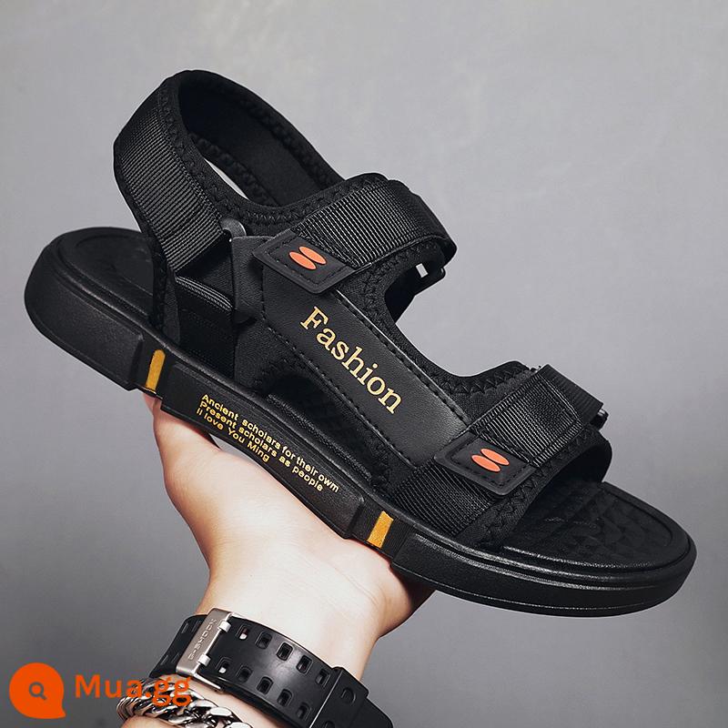 Sandals nam 2023 xu hướng thể thao chống trượt giày đi biển nam mới xì teen Việt Nam đế dày - [Bán Hàng Hot] Vàng Đen