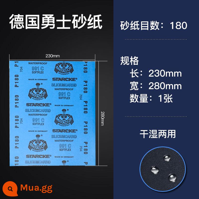 Giấy nhám của Chiến binh Đức 2000 lưới 3000 lưới, 1000 văn bản đánh bóng, giấy nhám nước đánh bóng, siêu mịn 5000 lưới - Yushi Obari thứ 180