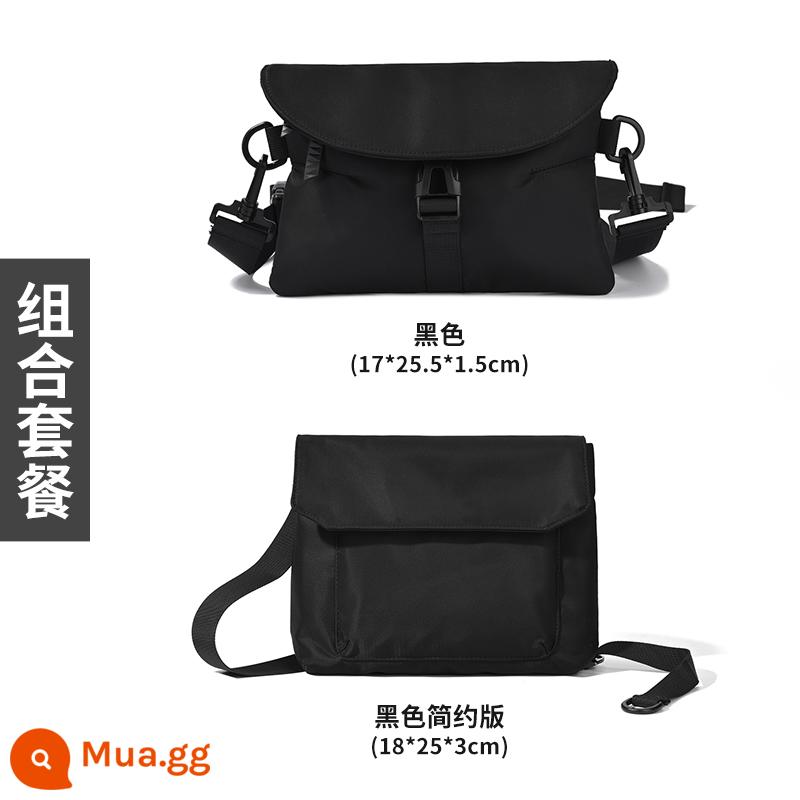 Yohji Kimura Túi Messenger Nam Túi Đeo Vai Hợp Thời Trang Nam Túi Satchel Mùa Hè Ba Lô Nhỏ Thương Hiệu Hợp Thời Trang Túi Nhỏ - Gói kết hợp