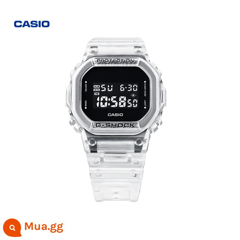 Cửa hàng hàng đầu của Casio đồng hồ đeo tay nam màu trắng băng cứng DW-5600SKECASIO G-SHOCK - DW-5600SKE-7PR