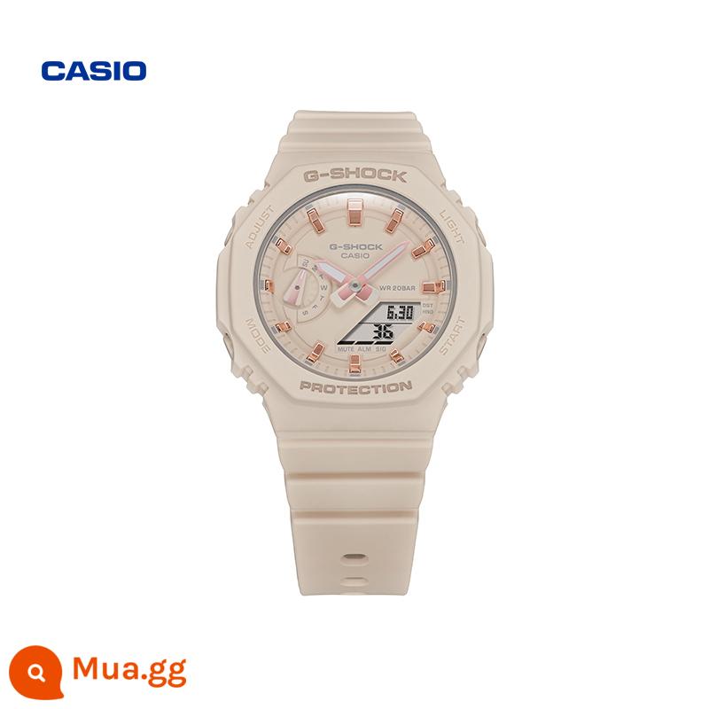 Cửa hàng hàng đầu của Casio Đồng hồ đeo tay nữ thể thao chống nước hình bát giác CASIOGMA-S2100 G-SHOCK - GMA-S2100-4APR phong cách nổi tiếng