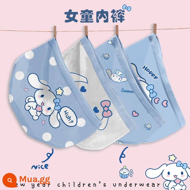 Quần lót bé gái, quần sịp cotton trẻ em, quần sịp võ sĩ Kuromi 100% cotton cho bé gái, quần đùi boxer cho bé - Tóm tắt-Yugui Dog