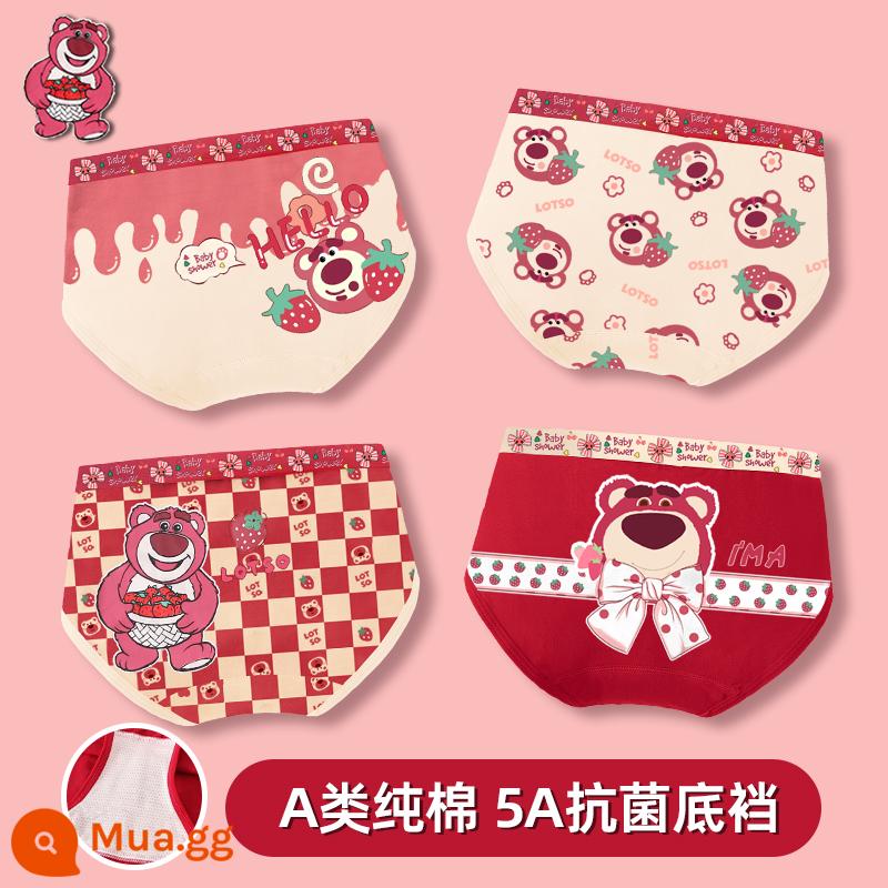 Quần lót bé gái, quần sịp cotton trẻ em, quần sịp võ sĩ Kuromi 100% cotton cho bé gái, quần đùi boxer cho bé - Tóm Tắt-Gấu Dâu Mới