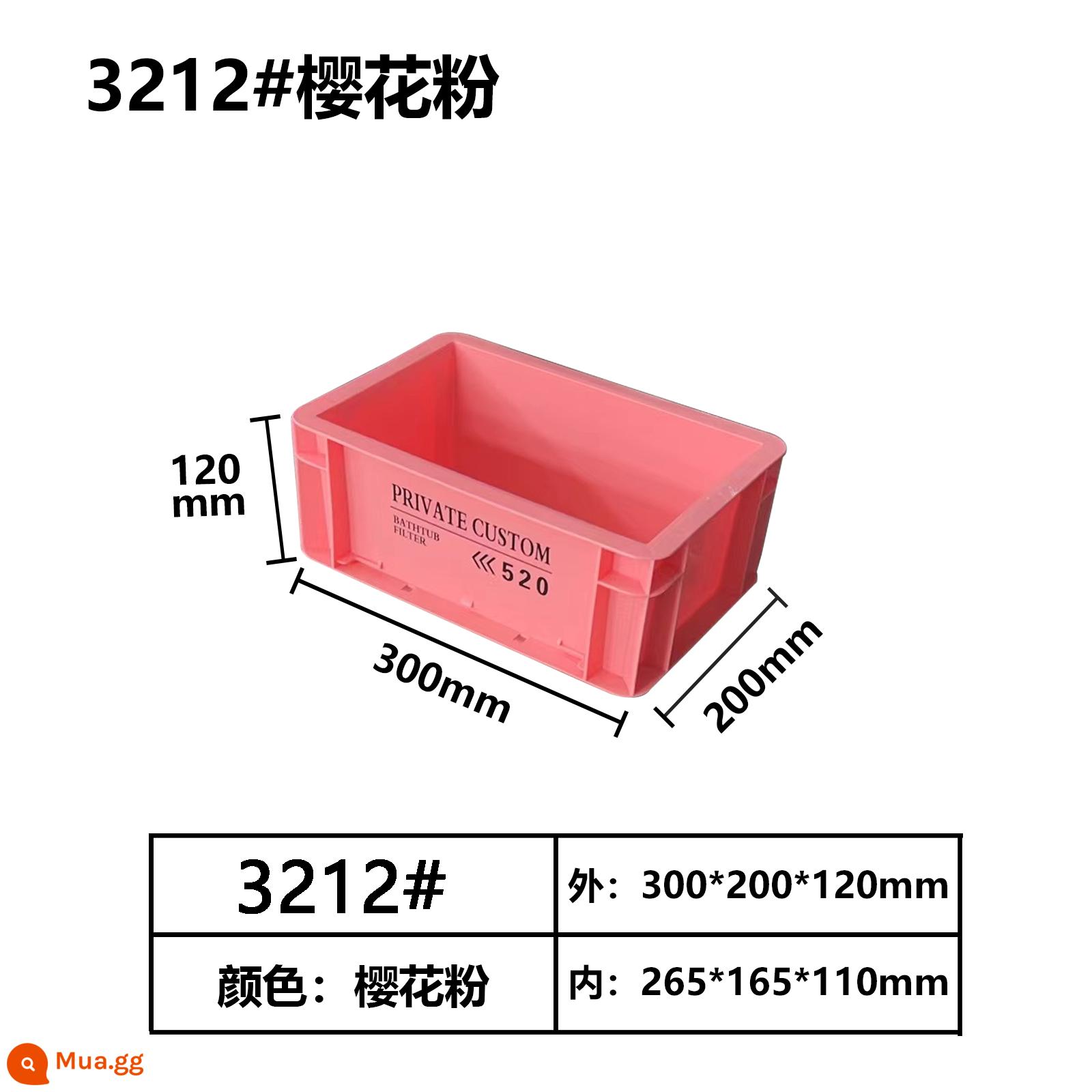 TÙY CHỈNH RIÊNG gió công nghiệp EU hộp doanh thu hộp lưu trữ hộp lưu trữ nhựa phong cách Nhật Bản hộp lọc bể cá - Bột hoa anh đào 300*200*120