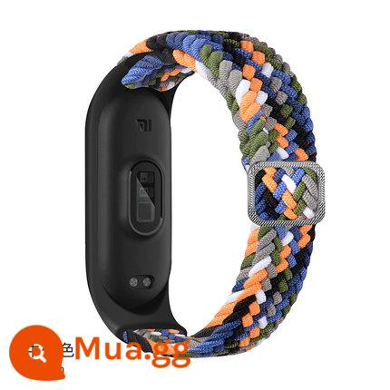 Dây đeo cổ tay Mi Bracelet 4/5/6/7 Dây đeo Mi Bracelet 3/2 Phiên bản 3NFC Smart Sport Silicone Cá tính Hợp thời trang Nam và Nữ 23456 Thế hệ Dây đeo cổ tay thay thế chính hãng không chính hãng - Có thể điều chỉnh dệt_denim