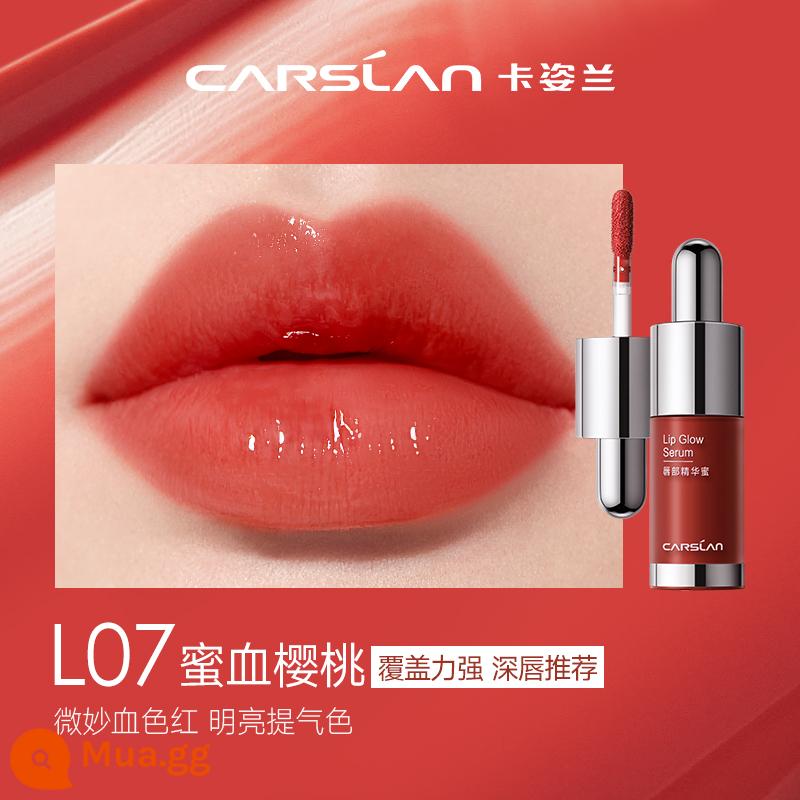 [Siyao Exclusive] Kazilan Coloured Lip Essence Son môi Lip Glaze Lip Care Water Light Nude Female Lip Gloss Son môi Sơn dầu - Màu chảy máu L07