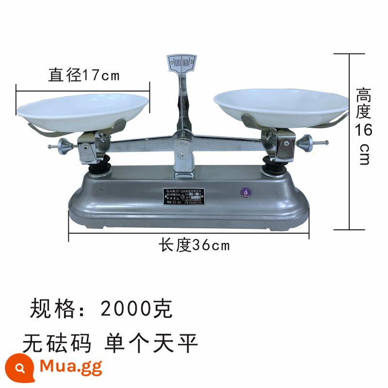 Đầu ngựa JYT khay cân bằng máy trợ giảng học sinh giá đĩa cân bằng máy móc gọi là 100g200g500g2kg5k thí nghiệm - Không cần trọng lượng cho 2kg