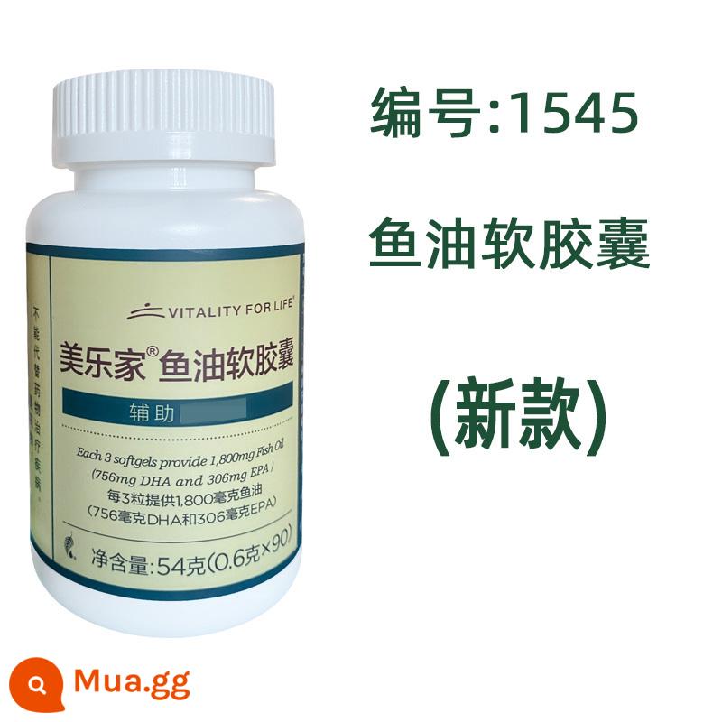 1548 Melaleuca CardiOmegaEPA Dầu cá Softgel Biển sâu Nước lạnh Trang web chính thức dành cho người lớn Chai màu đỏ chính hãng - màu xanh da trời